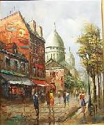 unknow artist Henri Royer Vue sur Montmartre USA oil painting artist
